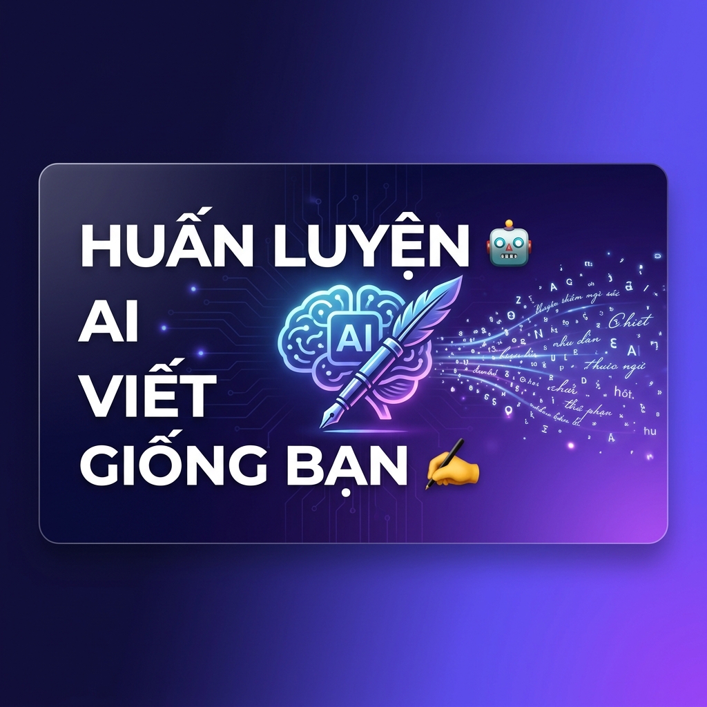 Huấn Luyện AI Viết Giống Bạn